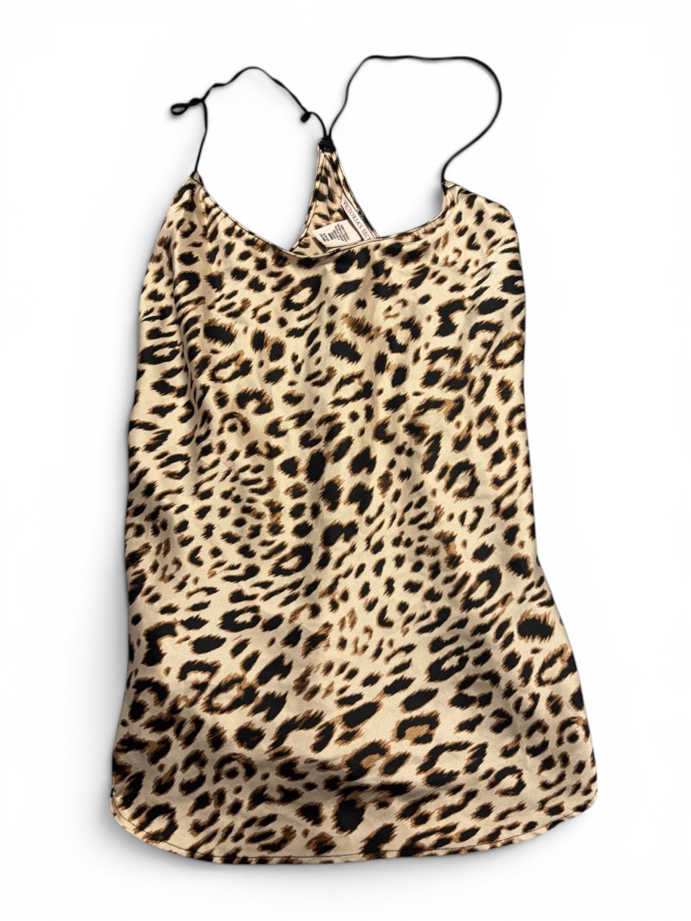 Victoria’s Secret Y2K Silk Leopard Tank Small